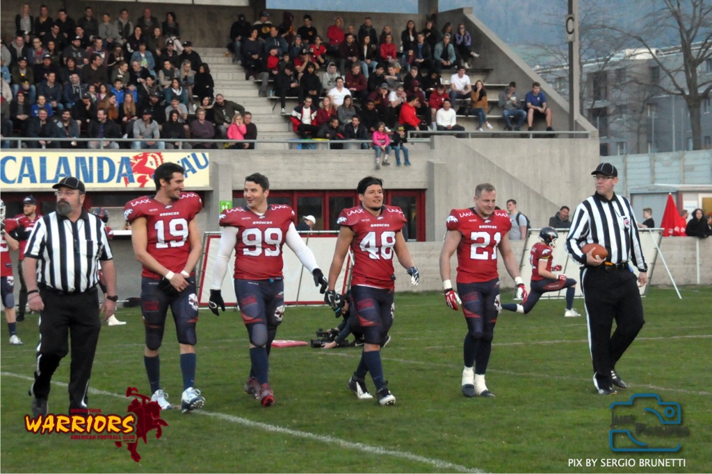 American Football NLA Calanda Broncos vs Winterthur Warriors