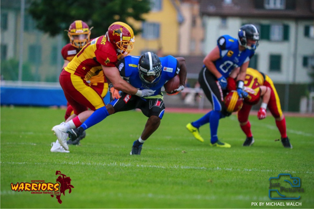 15.06.2019, American Football, Herren, 2018/2019, NLA, Winterthur Warriors vs Luzern Lions  ,